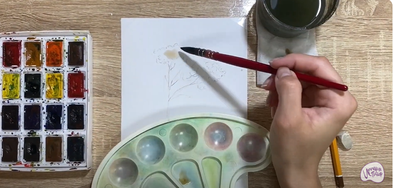 Рисуем Тысячелистник