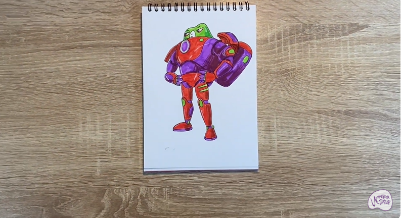 Рисуем Супергерой из "Геройчики"
