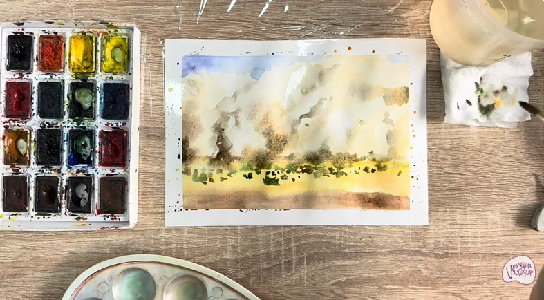 Рисуем Песчаная буря