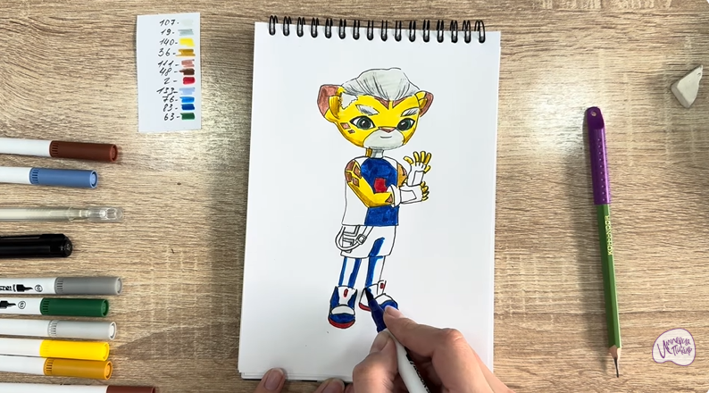 Рисуем Стар Нави из "Джи-Джи Бонд"