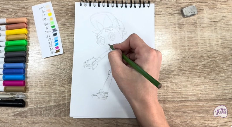 Рисуем Тимми из "Живой гараж"