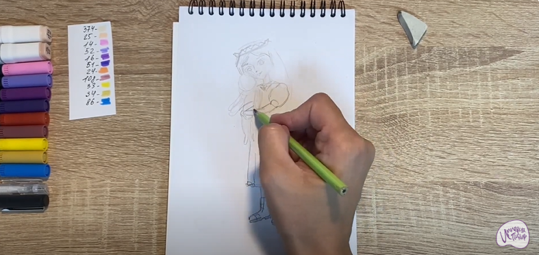 Рисуем Соня из "Царевны"