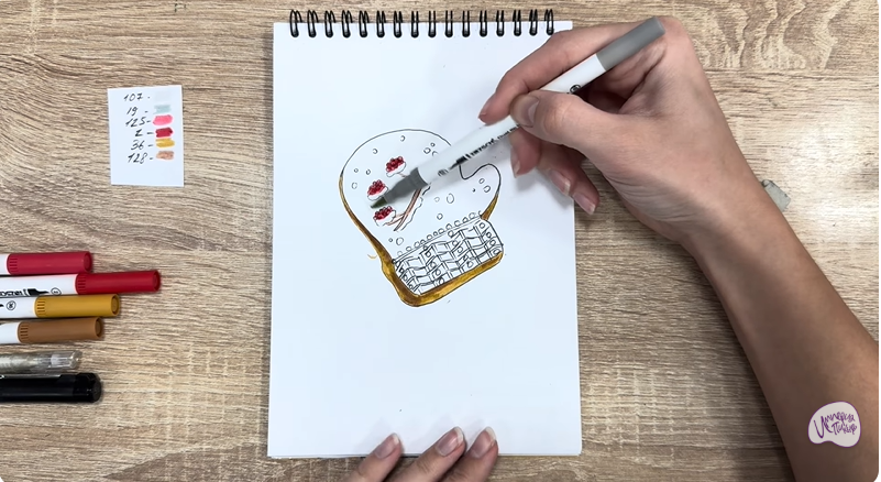 Рисуем Имбирный пряник