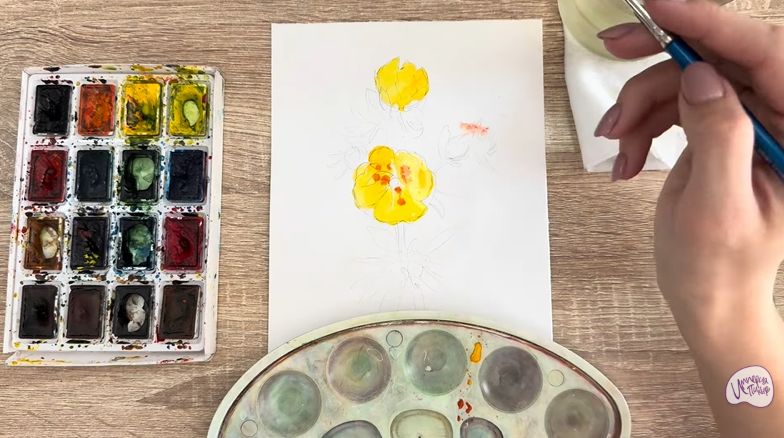 Рисуем Лапчатка