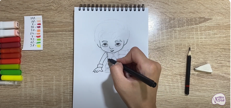 Рисуем Скаут из "Команда Флоры"