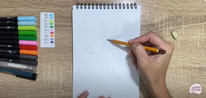 Рисуем Берёза из сказки