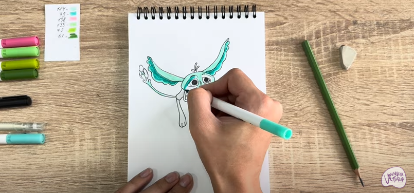 Рисуем Печалька из "Сказочный Патруль"