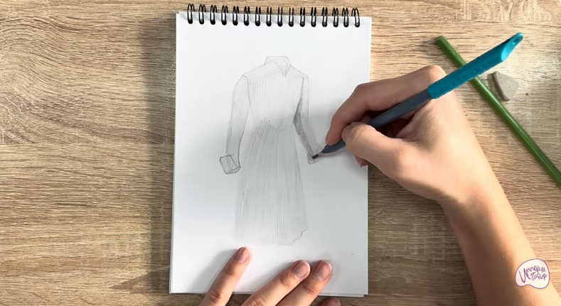 Рисуем Кафтан