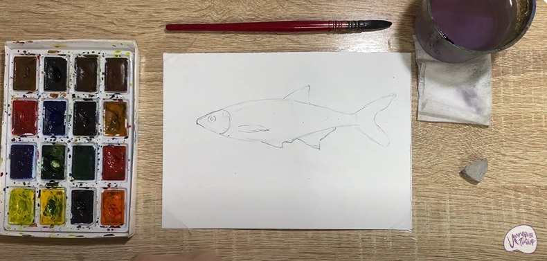 Рисуем Верховодка