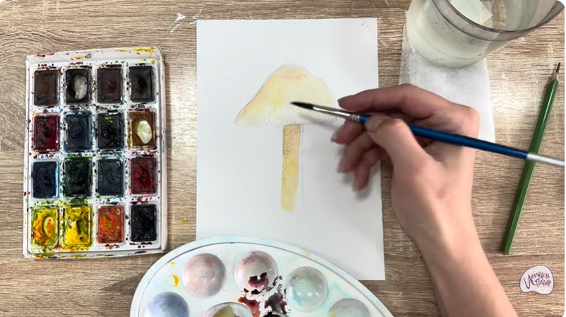 Рисуем Колпак кольчатый