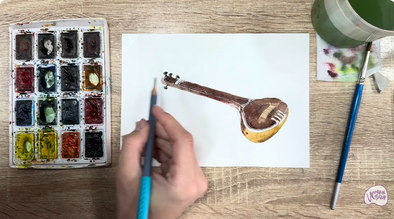 Рисуем Ситар