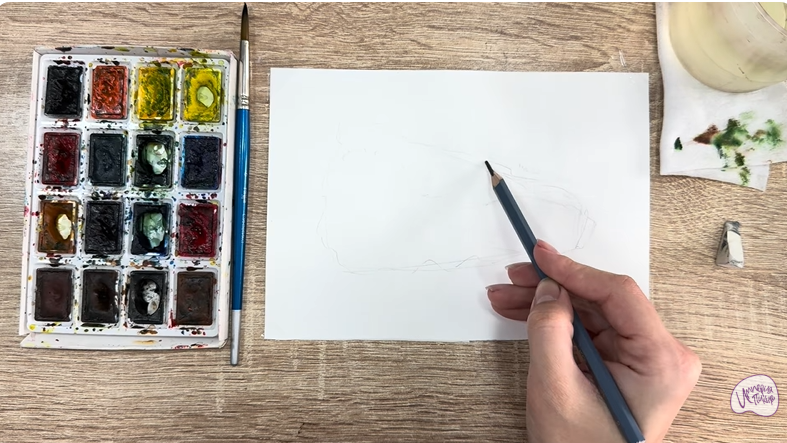 Рисуем Пекинская капуста