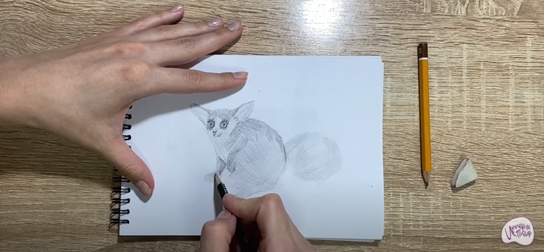 Рисуем Галаго
