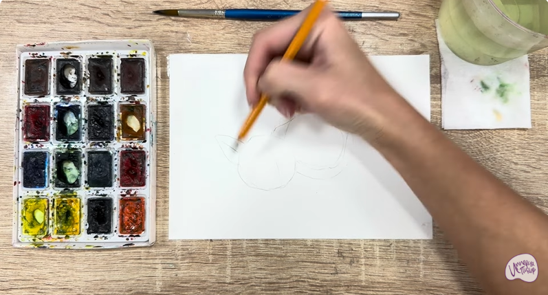 Рисуем Макадамия