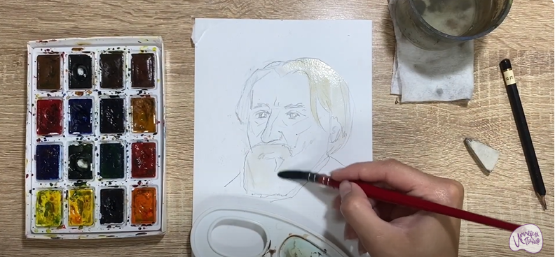 Рисуем Иван Сергеевич Тургенев