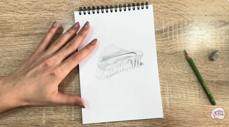 Рисуем Заколка-краб