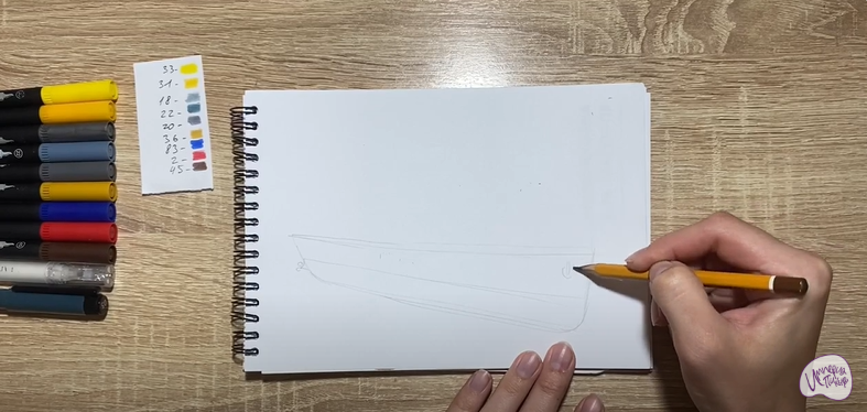 Рисуем Титаник