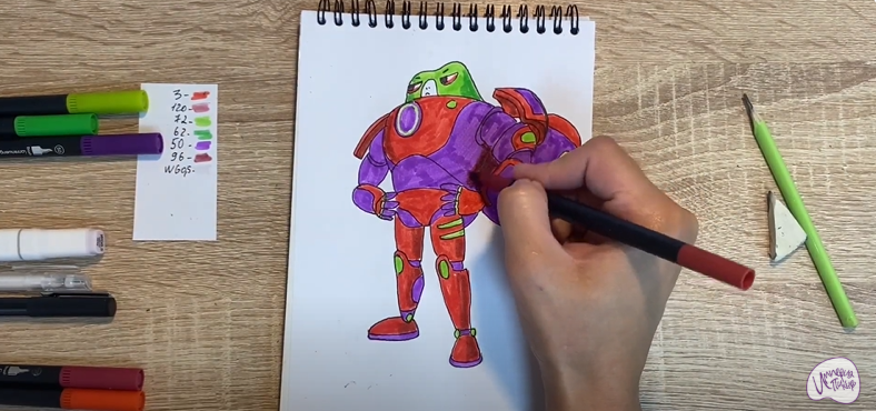 Рисуем Супергерой из "Геройчики"