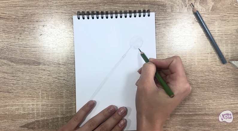 Рисуем Стоматологическое зеркало