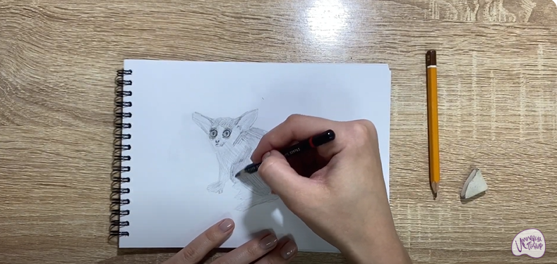 Рисуем Галаго