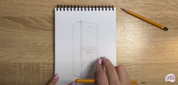 Рисуем Холодильник