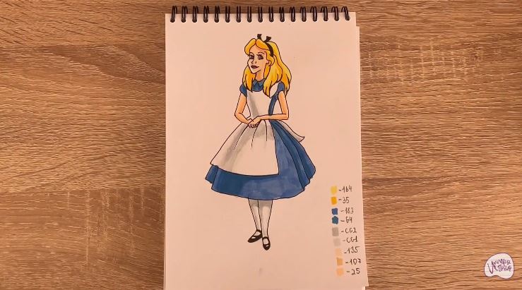 Рисуем Алиса