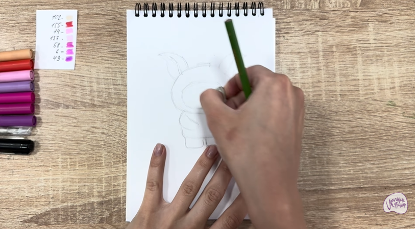 Рисуем Йокими