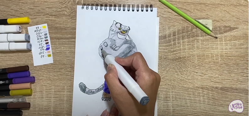 Рисуем Тай Лунг