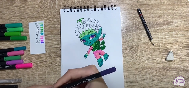 Рисуем Фортуна из "Команда Флоры"