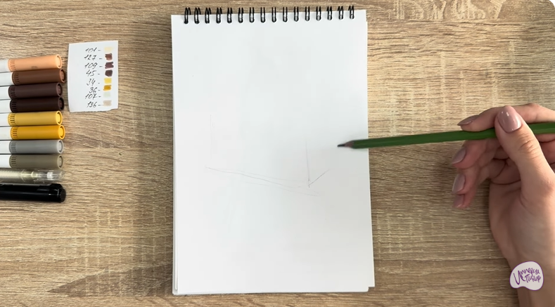 Рисуем Пирожное "Птичье Молоко"