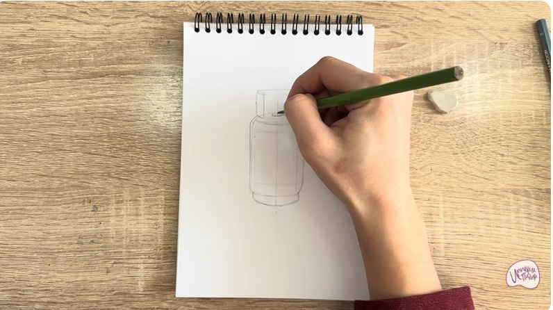 Рисуем Газовый баллон