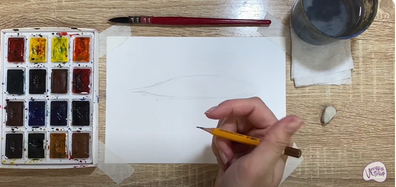 Рисуем Скумбрия