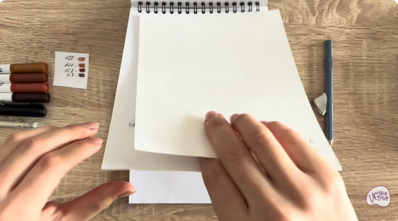 Рисуем Шоколадный Дед Мороз