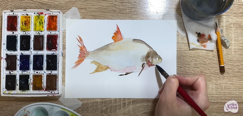 Рисуем Лещ