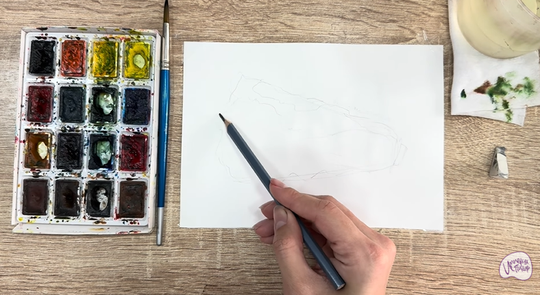 Рисуем Пекинская капуста