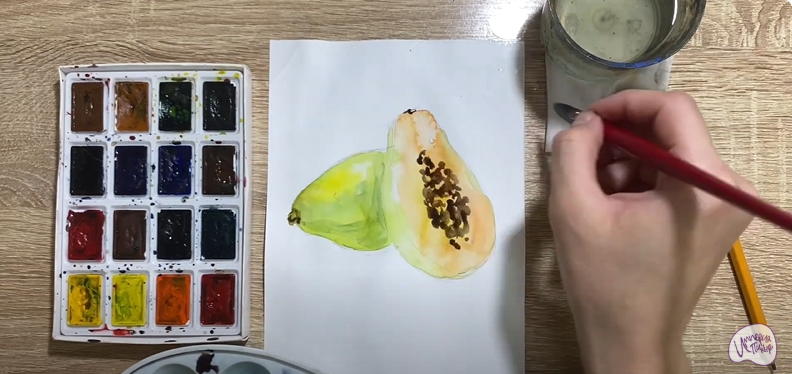 Рисуем Папайя