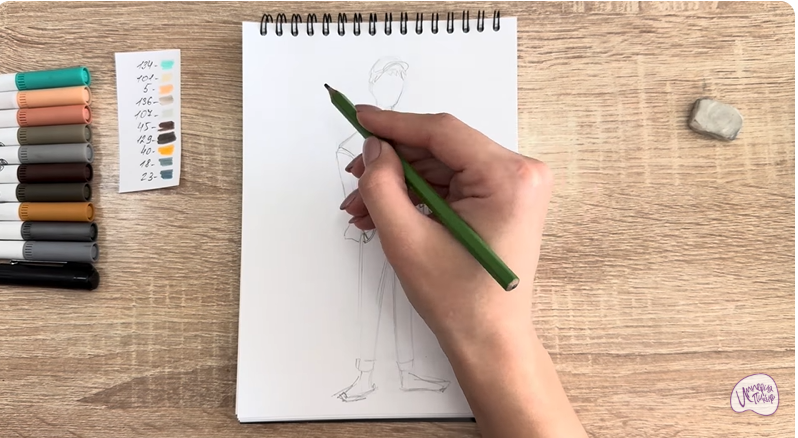 Рисуем Тадаши Хамада из «Города героев»