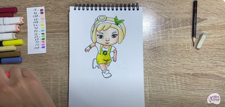 Рисуем Флора из "Команда Флоры"