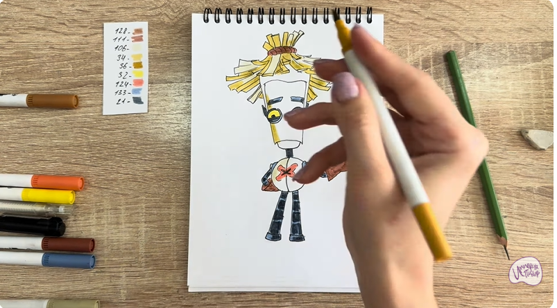 Рисуем Баквит из "Герои Энвелла"