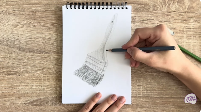 Рисуем Кисть малярная