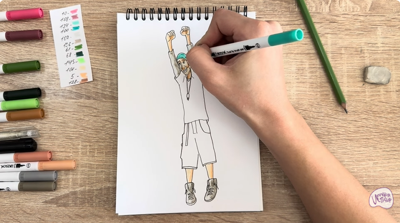 Рисуем Фред из "Город героев"