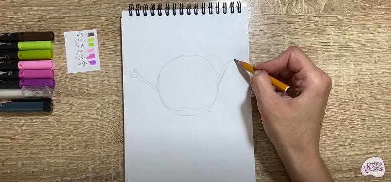 Рисуем Бублик из "Геройчики"