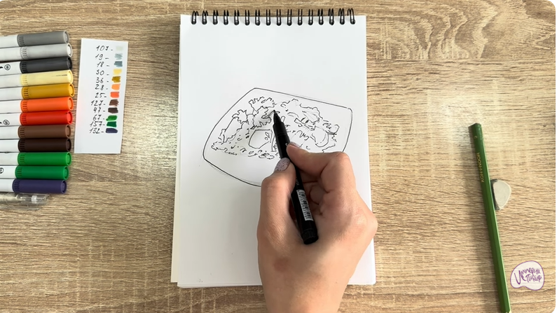 Рисуем Плов