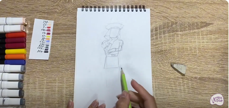 Рисуем Лорд Фаркуад из "Шрека"