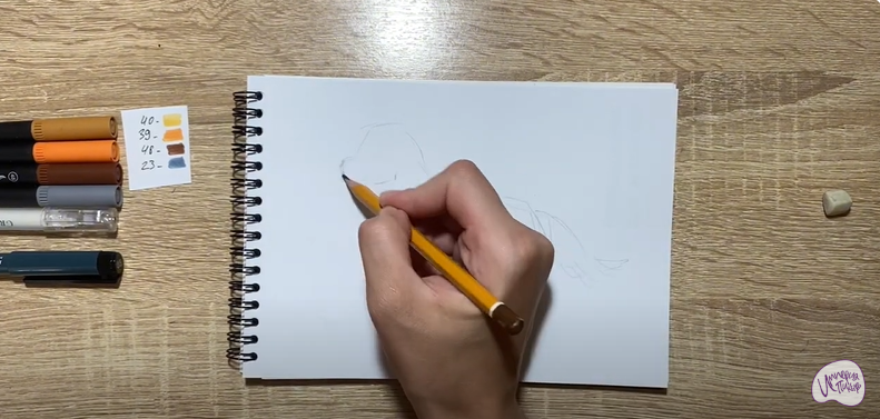Рисуем Мультяшная овчарка