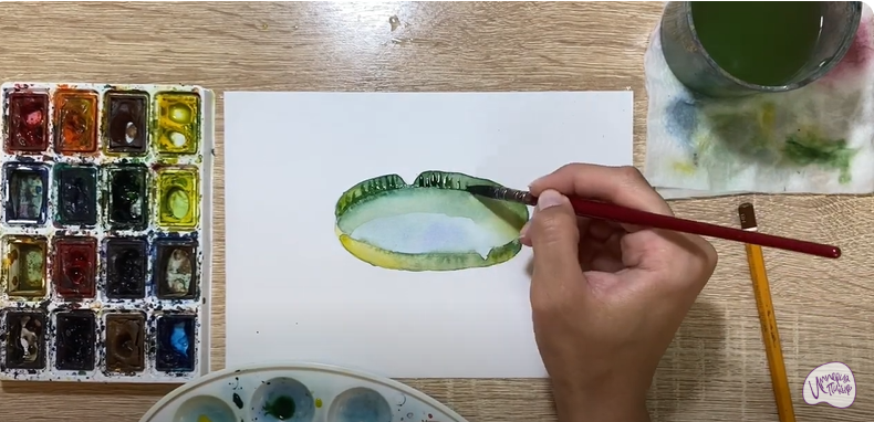 Рисуем Кувшинка