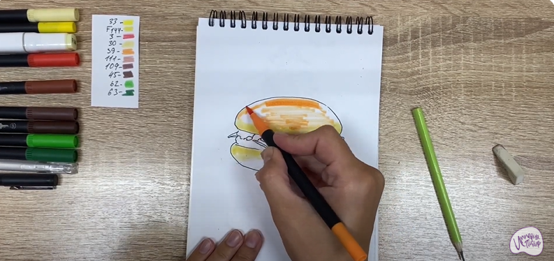 Рисуем Чизбургер