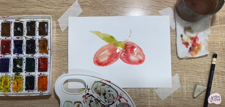 Рисуем Ягоды годжи