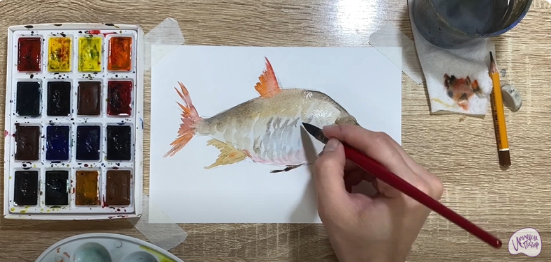 Рисуем Лещ