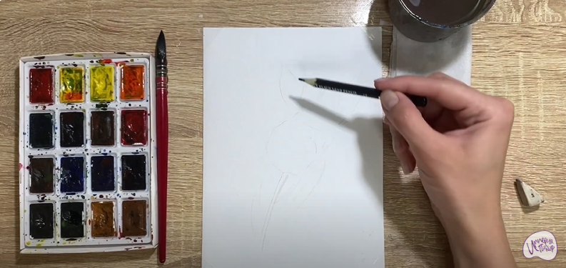 Рисуем Цветок "Серрурия"